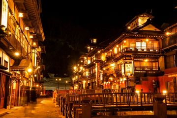 Ginzan Onsen images