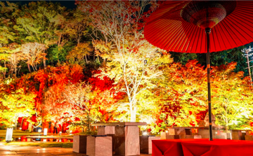 Matsushima Imperial Villa autumn leaves images